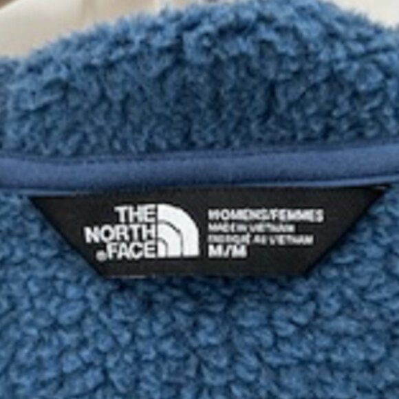 Women's Jacket The North Face Blue Size Medium Zip Enclosure Front Pockets - Picture 5 of 5